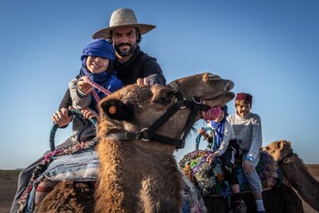 Dromadaire Marrakech en famille